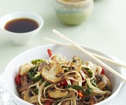 Simon Rimmer's spring cabbage and sticky mushroom stir-fry recipe